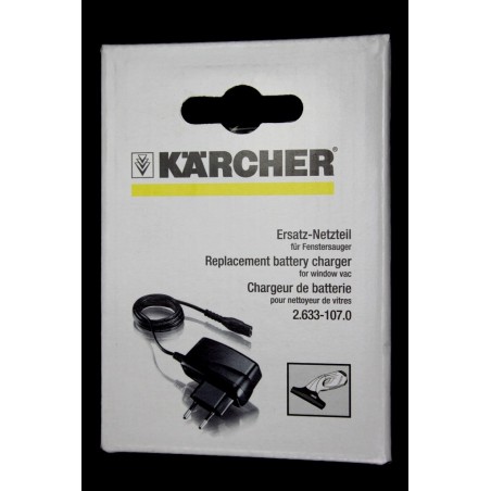 Chargeur pour nettoyeur à vitre KARCHER WV2, WV50, WV50+, WV60, WV75