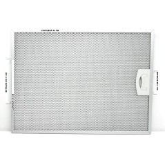 Filtre métallique a graisse pour les hottes AIRLUX et GLEM