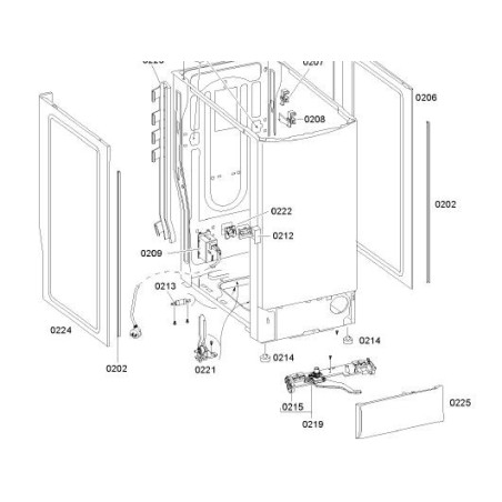 Câble raccordement antiparasite lave linge BOSCH