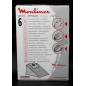 Sacs Aspirateur MOULINEX BOOGY, BOOLY, GIMINI, PRINCIPIO