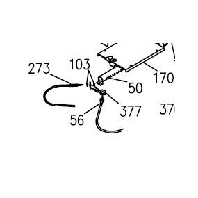 Ecrou de thermocouple pour cuisinière GLEM