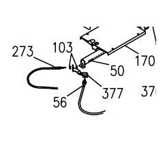 Ecrou de thermocouple pour cuisinière GLEM