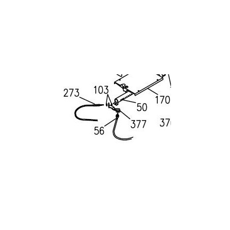 Ecrou de thermocouple pour cuisinière GLEM