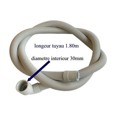 Tuyau de vidange lave-vaisselle ARISTON - INDESIT - SCHOLTES