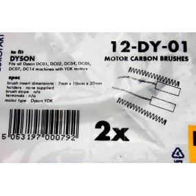 Charbons pour moteur d'aspirateur DYSON DC08