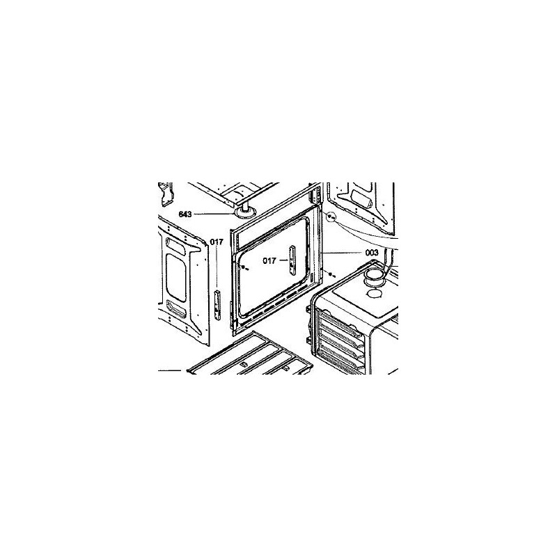 Support Charniere porte four AIRLUX et GLEM Support Charniere porte four AIRLUX et GLEM