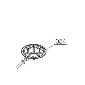 Support bruleur triple couronne pour table de cuisson AIRLUX