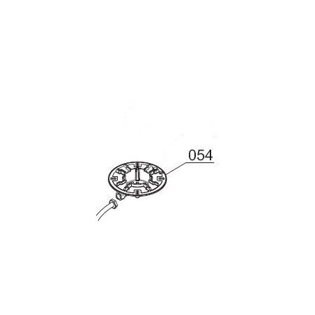 Support bruleur triple couronne pour table de cuisson AIRLUX