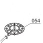 Support bruleur triple couronne pour table de cuisson AIRLUX
