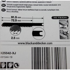 Lames pour scie sauteuse Black & Decker