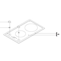Verre pour domino AIRLUX TDVH6C