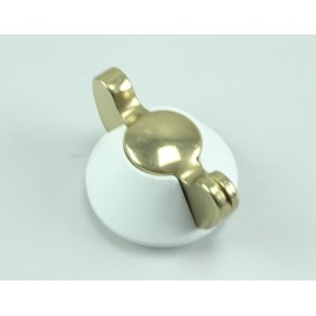 Manette retro blanche pour table de cuisson AIRLUX