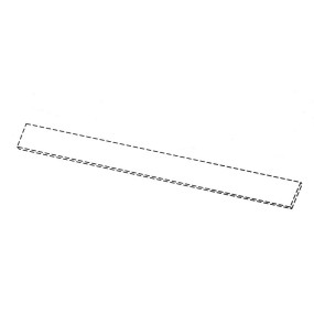Visière en verre pour hotte AIRLUX