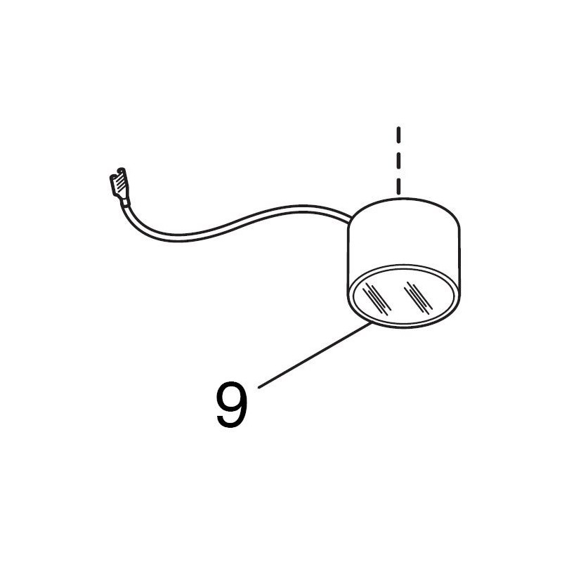 Spot complet pour hotte AIRLUX HDIL601C
