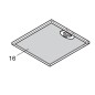 Filtre à graisse métallique hottes AIRLUX modèles GPK122IX, HDIL216C