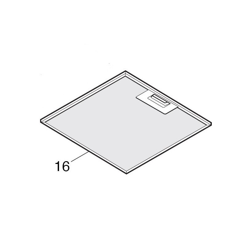 Filtre métallique pour hotte AIRLUX