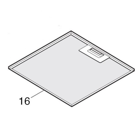 Filtre métallique pour hotte AIRLUX