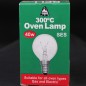 Ampoule E14 40W 300 degres pour four
