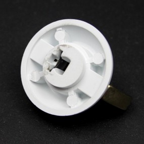 Manette retro blanche pour table de cuisson AIRLUX