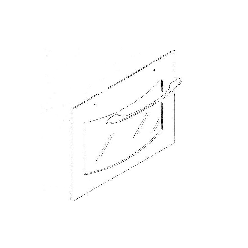 Vitre extérieure pour four AIRLUX FE62G - FE63G Vitre extérieure pour four AIRLUX FE62G - FE63G