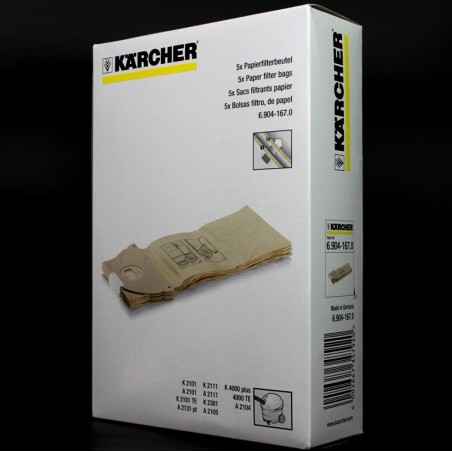 Sac Aspirateur KARCHER a2101 - a2101te - a2301 - a4000 plus - a