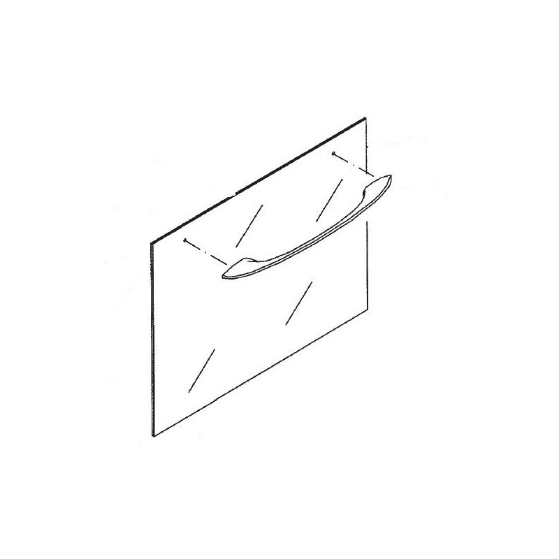 Vitre extérieure pour four AIRLUX FMP88C