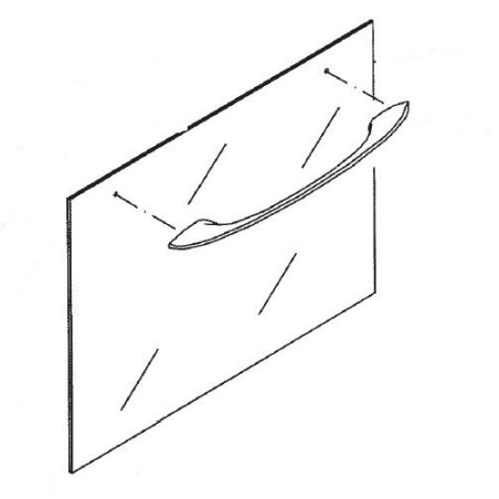 Vitre extérieure pour four AIRLUX FMP88C
