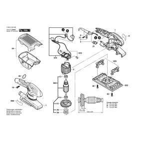 Plateau de poncage pour BOSCH PSS200A