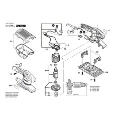 Plateau de poncage pour BOSCH PSS200A