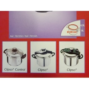 Joint 3, 4.5, 6, 7.5 litres autocuiseur SEB CLIPSO