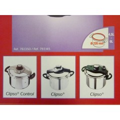 Joint 3, 4.5, 6, 7.5 litres autocuiseur SEB CLIPSO