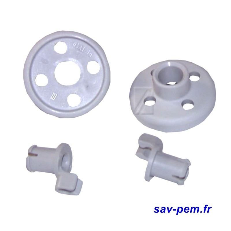 Roulettes panier inférieur pour lave vaisselle AIRLUX - BOSCH - SIEMENS