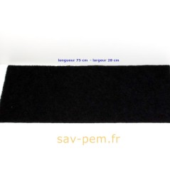 Filtre à charbon CR340 pour hottes AIRLUX AHC85, AHC95, HC51, HC52, HC249