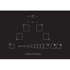 Dessus en verre table à induction AIRLUX ATI642BK