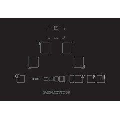 Dessus en verre table à induction AIRLUX ATI642BK