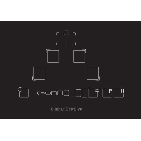 Dessus en verre table à induction AIRLUX ATI642BK