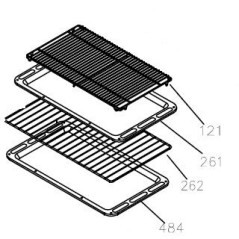 Grille de four pour cuisinière AIRLUX - GLEM