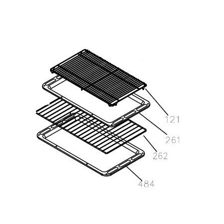 Grille de four pour cuisinière AIRLUX - GLEM