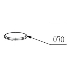 Chapeau Z105020 table de cuisson AIRLUX, GLEM AV32HBK, AV78HBK, AV635HBK