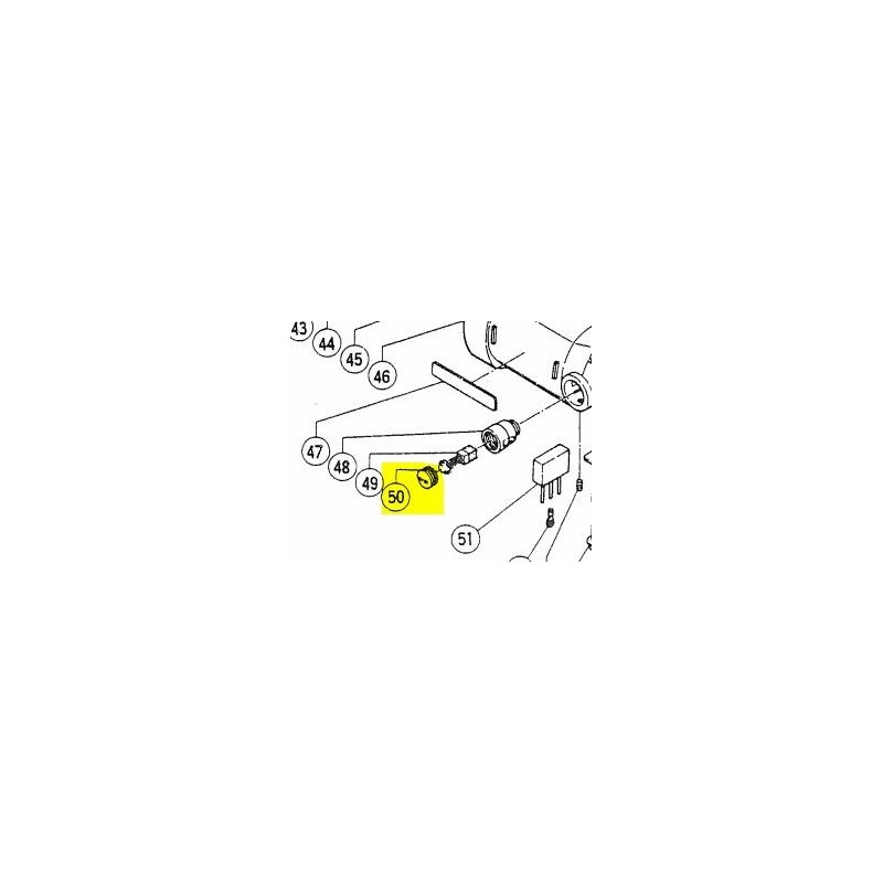 Bouchon porte charbon HITACHI G13SB
