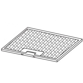 Filtre métallique hotte AIRLUX HG41