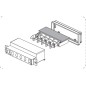 Clavier de commande pour hotte AIRLUX HDA69 Clavier de commande pour hotte AIRLUX HDA69