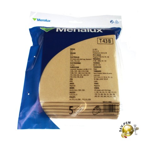 Sacs pour aspirateurs ELECTROLUX Z301