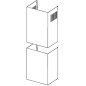 Cheminée blanche complète hotte GLEM XHP901WH