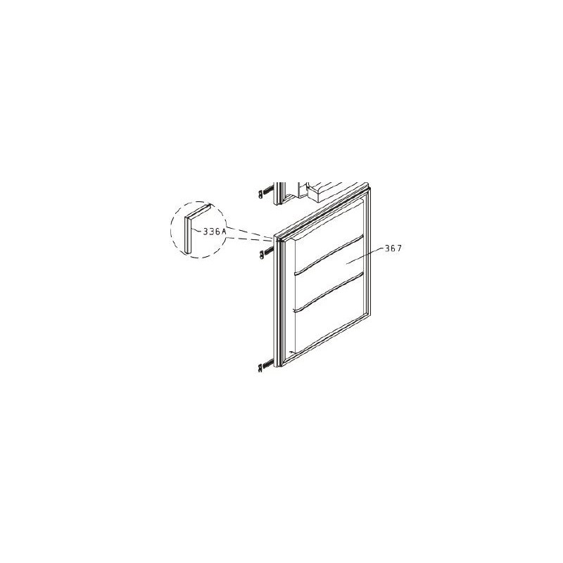 Joint porte congélateur Z162629, AIRLUX, GLEM ARI31CA, GRI310CA, HDZI2626 Joint porte congélateur Z162629, AIRLUX, GLEM ARI31CA, GRI310CA, HDZI2626