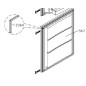 Joint porte congélateur Z162629, AIRLUX, GLEM ARI31CA, GRI310CA, HDZI2626 Joint porte congélateur Z162629, AIRLUX, GLEM ARI31CA, GRI310CA, HDZI2626