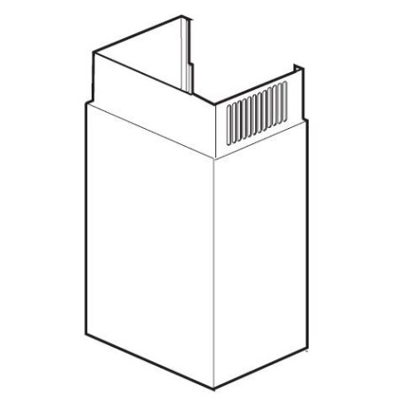 Cheminée complète pour hotte AIRLUX HD52C