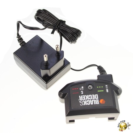 Chargeur 8-20V électroportatif Black et Decker
