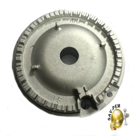 Couronne support chapeau de bruleur plaque de cuisson AIRLUX