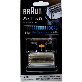 Grille et couteau 51S pour les rasoirs BRAUN série 5 - activator